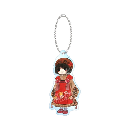 Manga Hozuki's Coolheadedness Natsumi Eguchi Newly Drawn Ichiko Chibi Character Kimono Arrange ver. BIG Acrylic Keychain (Animate Advance Sale) [NEW]
