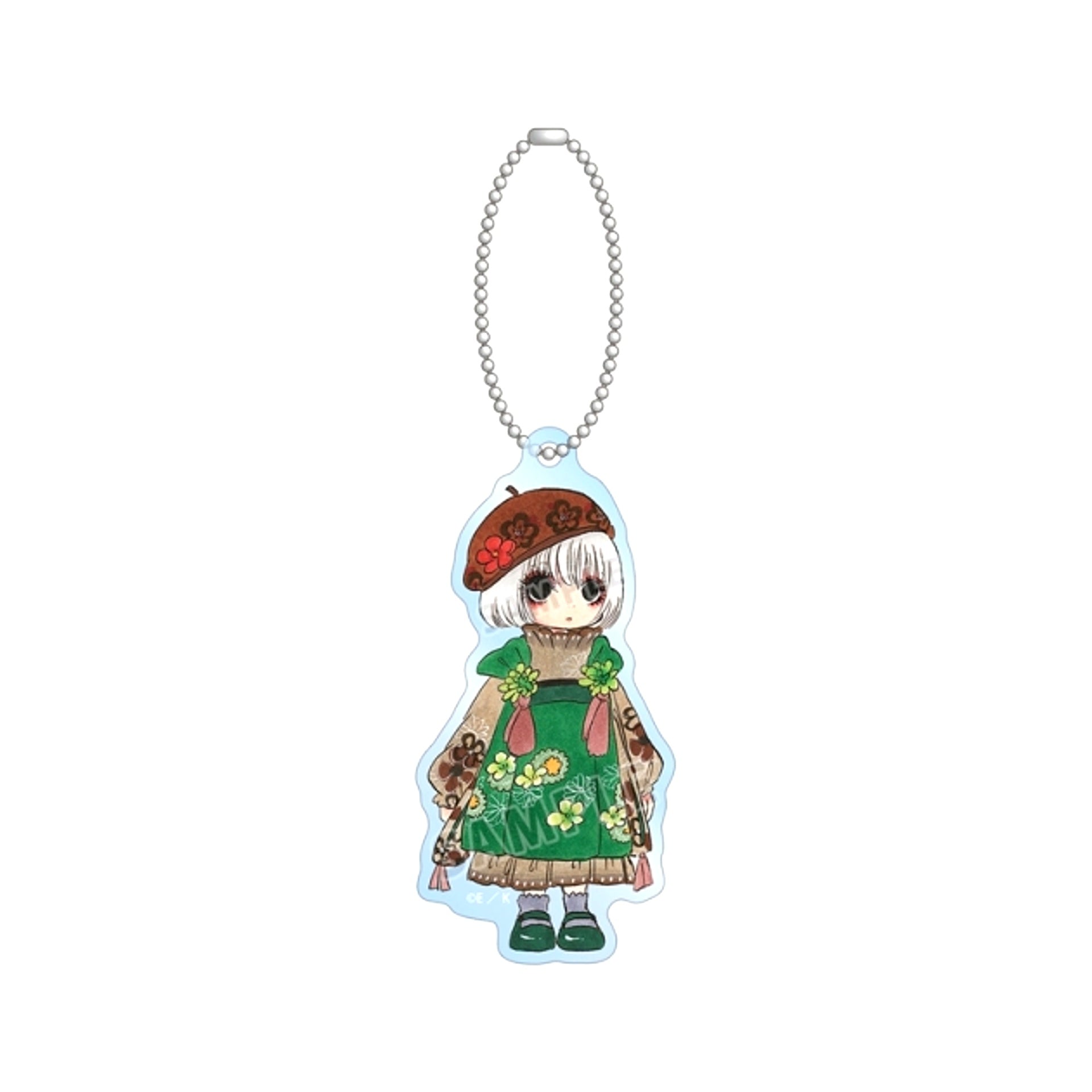 Manga Hozuki's Coolheadedness Natsumi Eguchi Newly Drawn Niko Chibi Character Kimono Arrange ver. BIG Acrylic Keychain (Animate Advance Sale) [NEW]