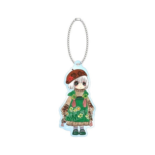 Manga Hozuki's Coolheadedness Natsumi Eguchi Newly Drawn Niko Chibi Character Kimono Arrange ver. BIG Acrylic Keychain (Animate Advance Sale) [NEW]