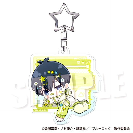 Blue Lock Acrylic Keychain <<Doki Bug ver.>> (Yoichi Isagi) [NEW]