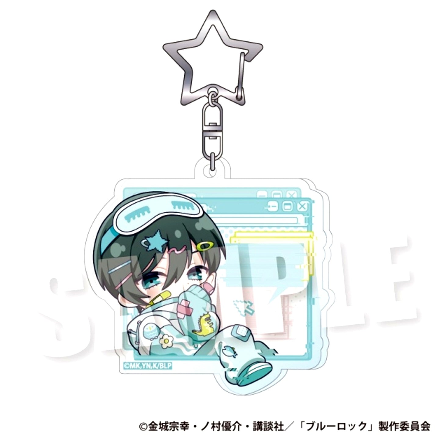 Blue Lock Acrylic Keychain <<Doki Bug ver.>> (Rin Itoshi) [NEW]