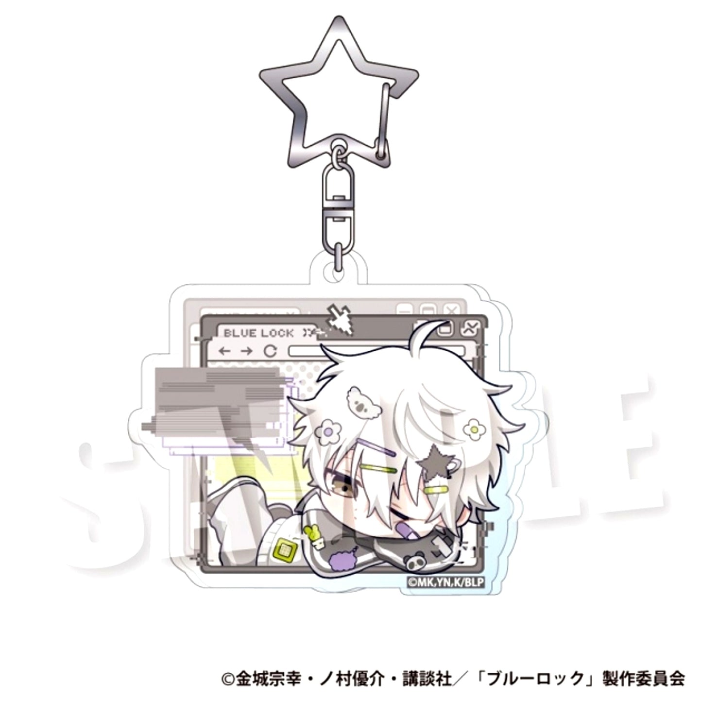Blue Lock Acrylic Keychain <<Doki Bug ver.>> (Seishiro Nagi) [NEW]