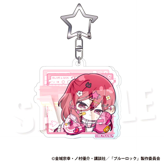 Blue Lock Acrylic Keychain <<Doki Bug ver.>> (Hyoma Chigiri) [NEW]