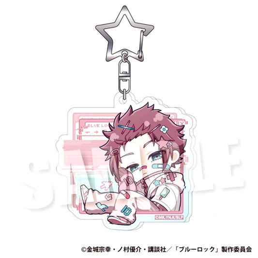 Blue Lock Acrylic Keychain <<Doki Bug ver.>> (Sae Itoshi) [NEW]
