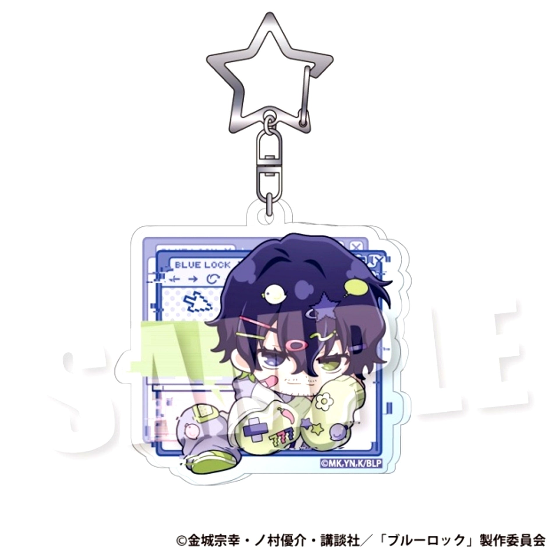 Blue Lock Acrylic Keychain <<Doki Bug ver.>> (Oliver Aiku) [NEW]