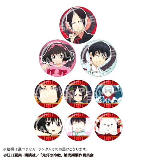 TV Hozuki's Coolheadedness Trading Glitter Button < All 9 Types Random > Goods - Badge Karaoke no Tetsujin Collaboration [NEW]