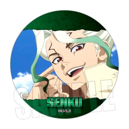 Dr.STONE Memories Can Badge Senku Ishigami A [NEW]