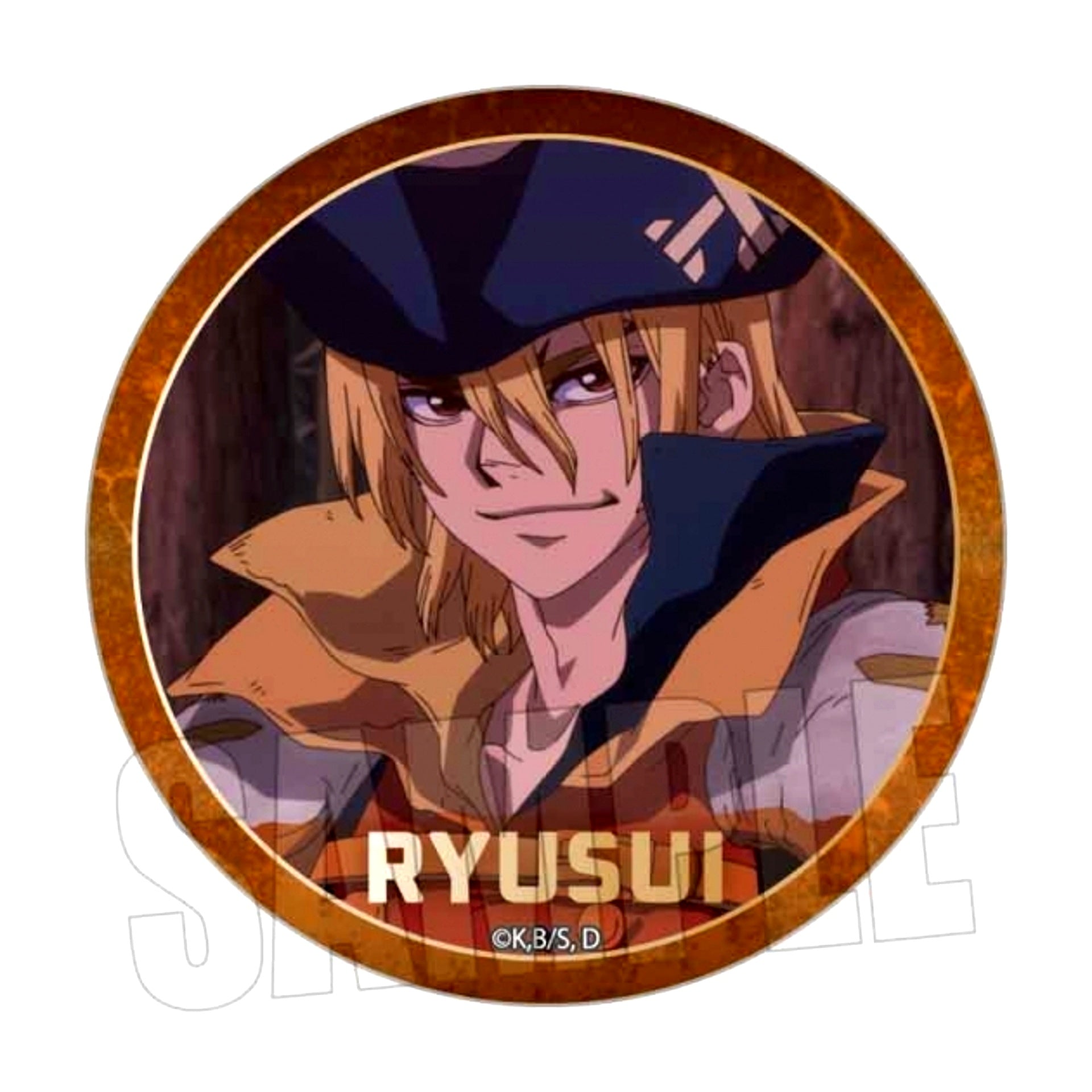 Dr.STONE Memories Can Badge Ryusui Nanami B [NEW]