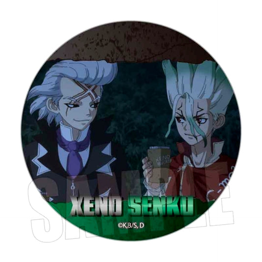 Dr.STONE Memories Can Badge Xeno & Senku [NEW]