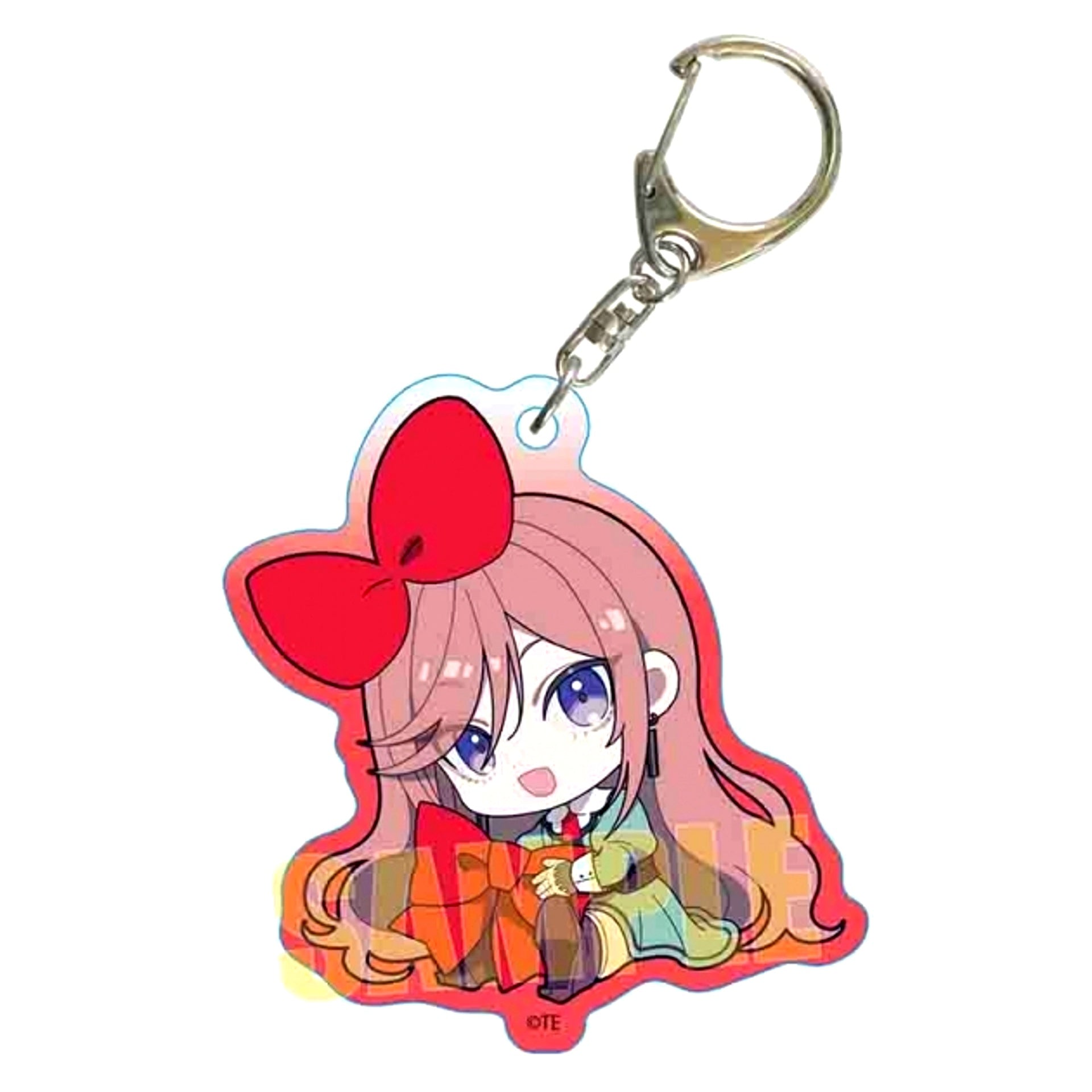 THE RIBBON HERO Gyugyutto Acrylic Keychain Sapphire (Casual Clothes) [NEW]