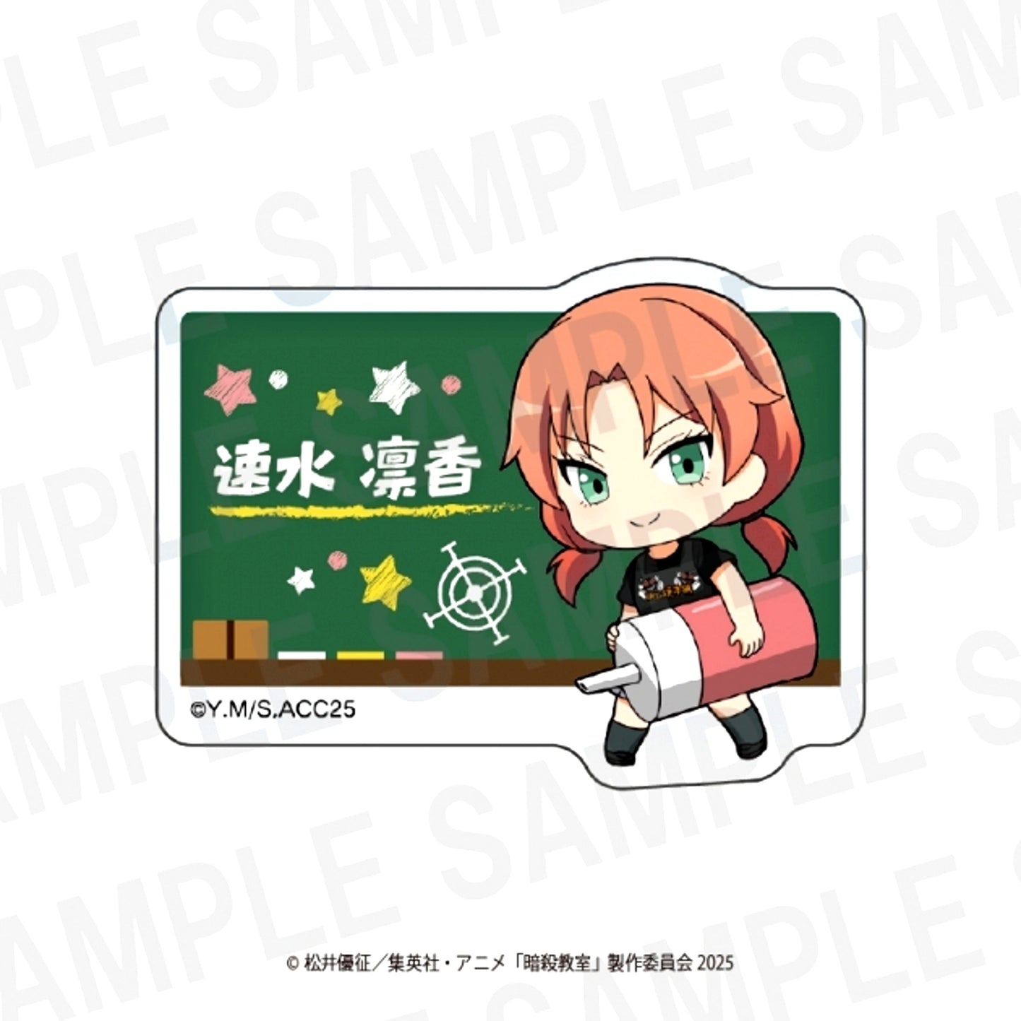 Assassination Classroom Assassination Classroom x Bakudanyaki Honpo Name Badge Rinka Hayami Goods - Bache [NEW]