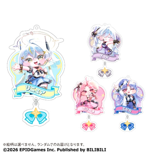 Trickcal Trading Acrylic Keychain (Karaoke no Tetsujin Collaboration) [NEW]