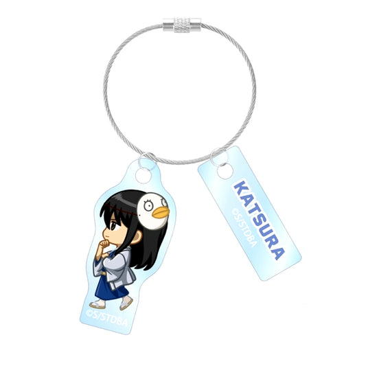 Gintama Kotaro Katsura Chibitoko Summer Stroll ver. Double Wire Acrylic Keychain [NEW]