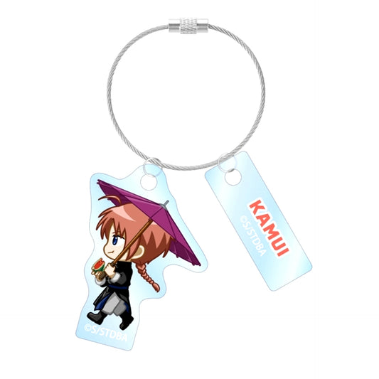 Gintama Kamui Chibitoko Summer Stroll ver. Double Wire Acrylic Keychain [NEW]
