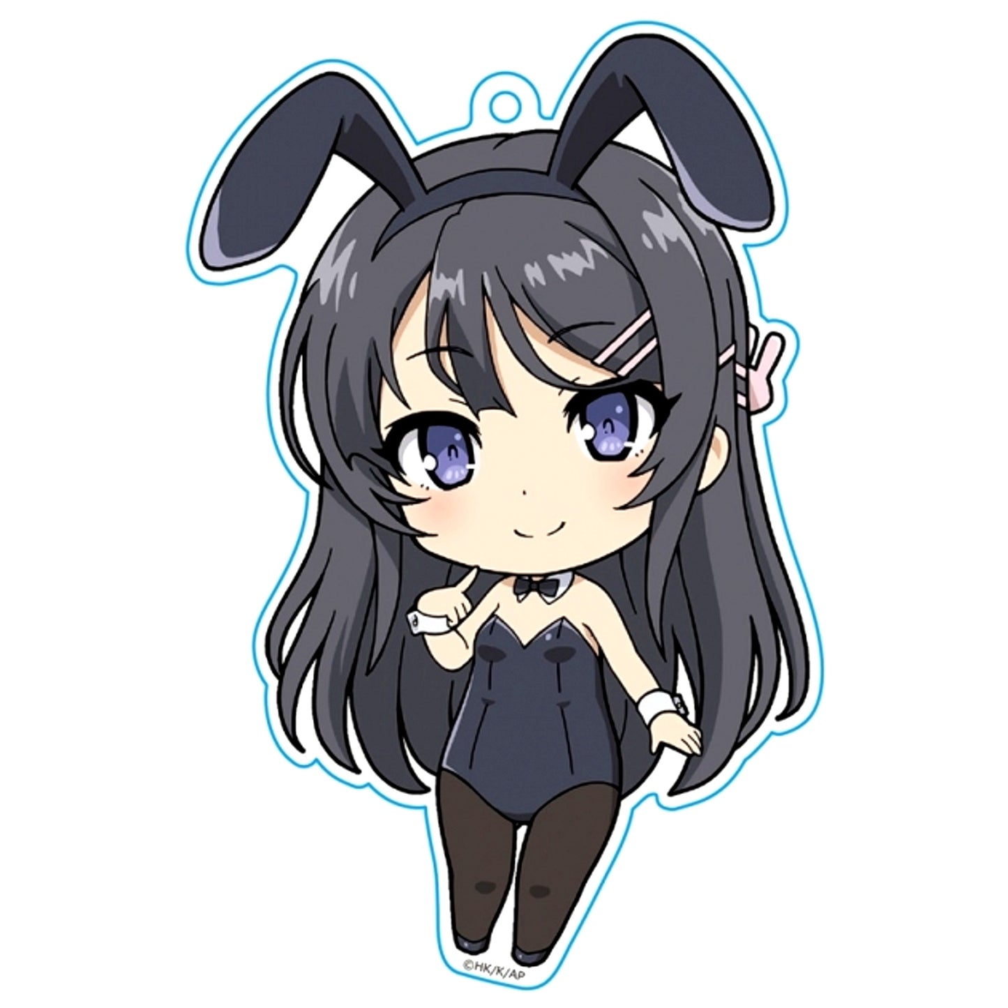 Rascal Does Not Dream of Bunny Girl Senpai Punicolle! Keychain Mai Sakurajima Goods - Keychain Resale [NEW]