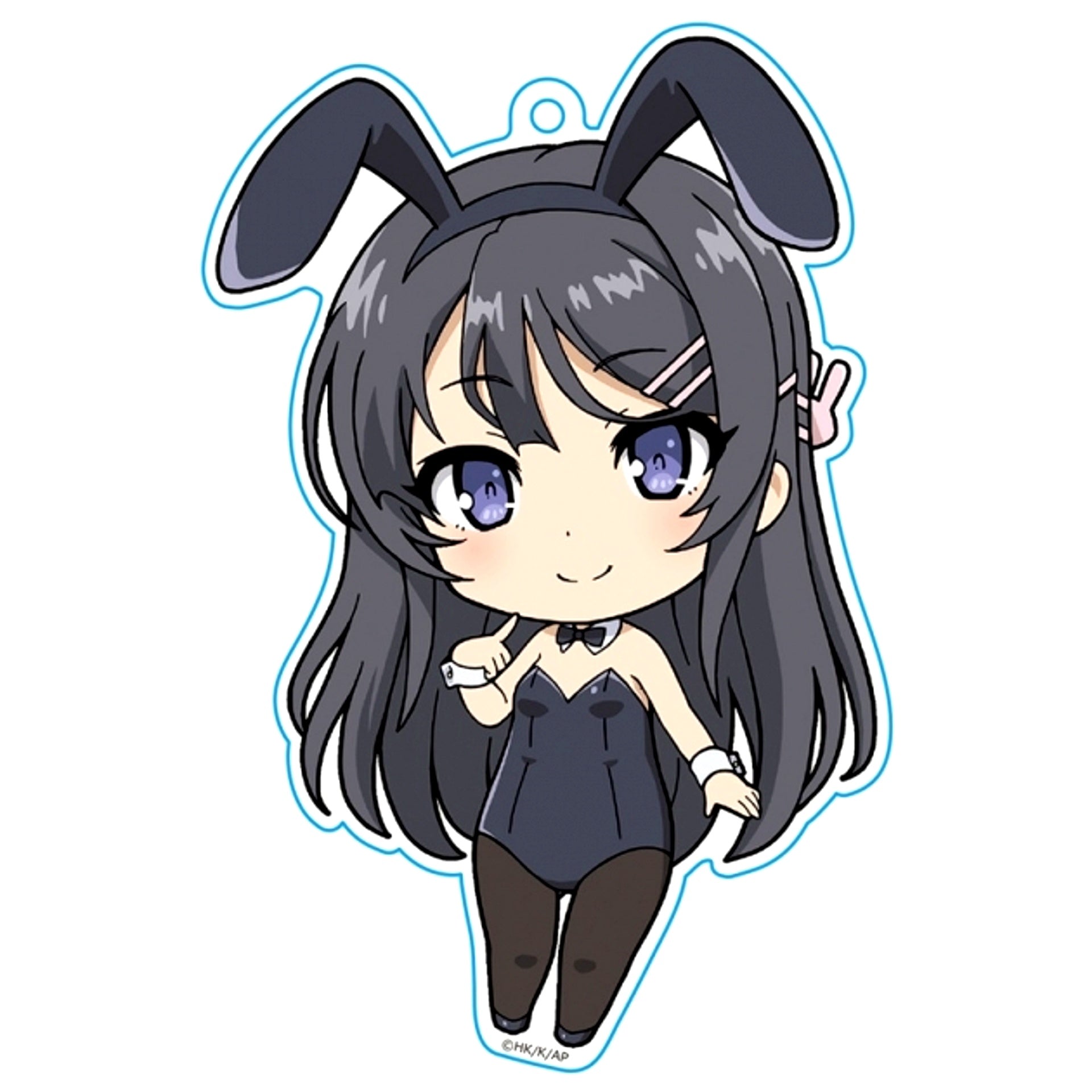 Rascal Does Not Dream of Bunny Girl Senpai Punicolle! Keychain Mai Sakurajima Goods - Keychain Resale [NEW]
