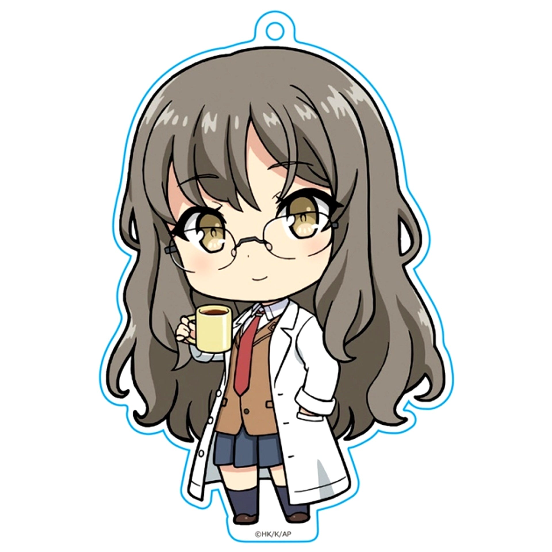 Rascal Does Not Dream of Bunny Girl Senpai Punicolle! Keychain Rio Futaba Goods - Keychain Resale [NEW]