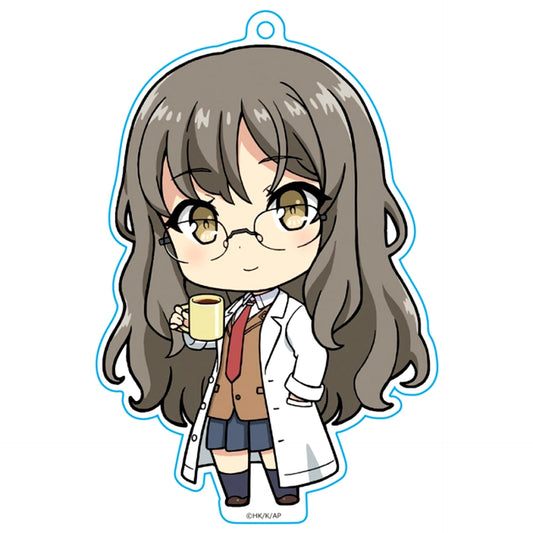 Rascal Does Not Dream of Bunny Girl Senpai Punicolle! Keychain Rio Futaba Goods - Keychain Resale [NEW]