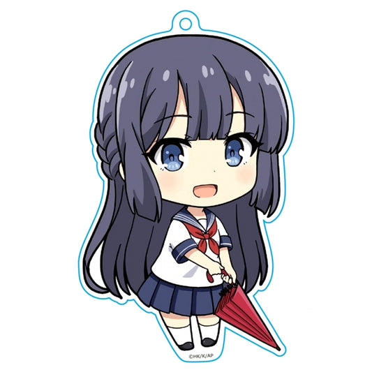 Rascal Does Not Dream of Bunny Girl Senpai Punicolle! Keychain Shoko Makinohara Junior High ver. (Reissue) [NEW]