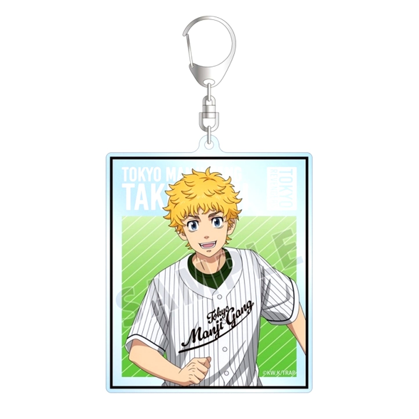 TV Anime Tokyo Revengers Newly Drawn Takemichi Hanagaki Baseball Shirt ver. BIG Acrylic Keychain [NEW]