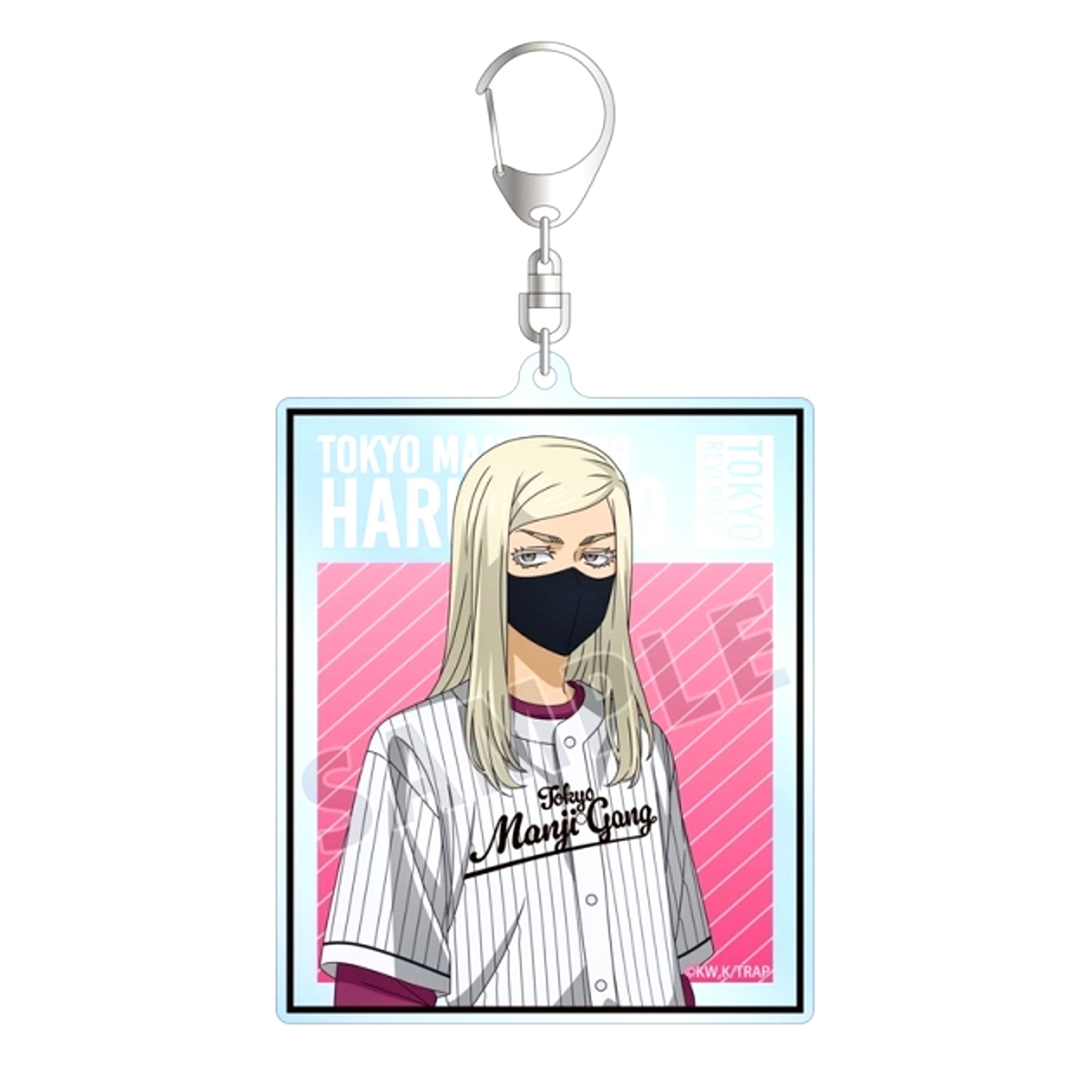 TV Anime Tokyo Revengers Newly Drawn Haruchiyo Sanzu Baseball Shirt ver. BIG Acrylic Keychain [NEW]