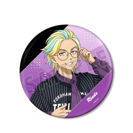 TV Anime Tokyo Revengers Newly Drawn Rindo Haitani Baseball Shirt ver. BIG Can Badge [NEW]