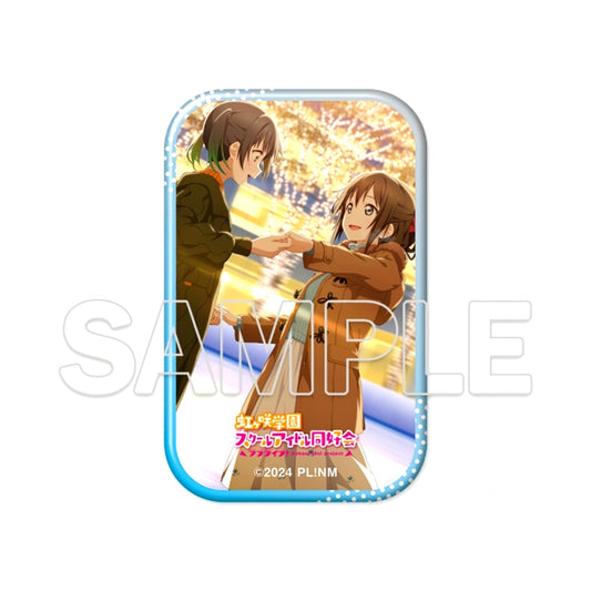 "Love Live! Nijigasaki High School Idol Club" Square Can Badge Yu & Shizuku [NEW]