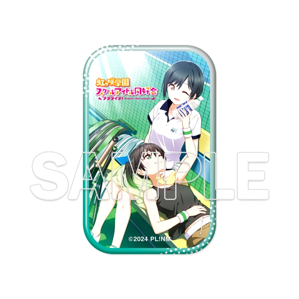 "Love Live! Nijigasaki High School Idol Club" Square Can Badge Yu & Shioriko [NEW]
