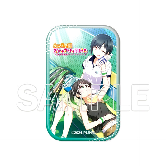 "Love Live! Nijigasaki High School Idol Club" Square Can Badge Yu & Shioriko [NEW]