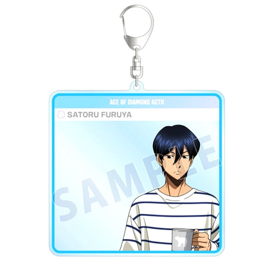 Ace of Diamond act II -Second Season- Newly Drawn Furuya Satoru Morning Preparation ver. BIG Acrylic Keychain [NEW]