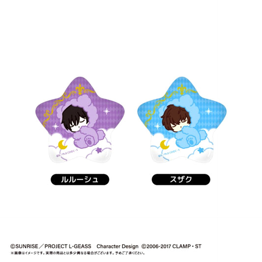 Code Geass: Lelouch of the Rebellion Good Night Series Star-Shaped Can Badge Set [NEW]