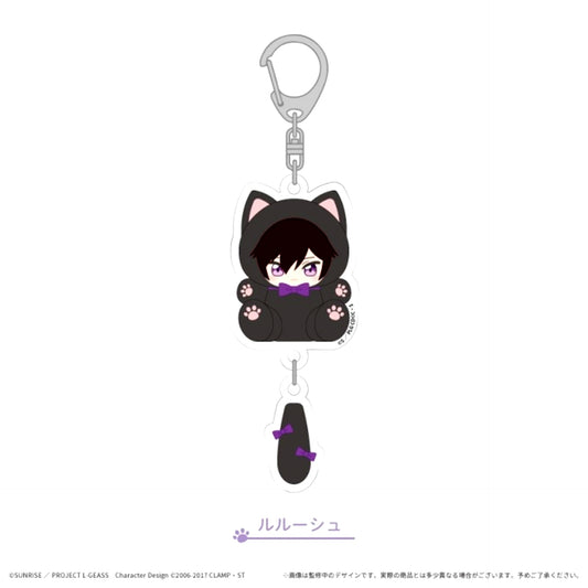 Code Geass: Lelouch of the Rebellion Tapi Nyanko Purapura Acrylic Keychain Lelouch Goods - Keychain [NEW]