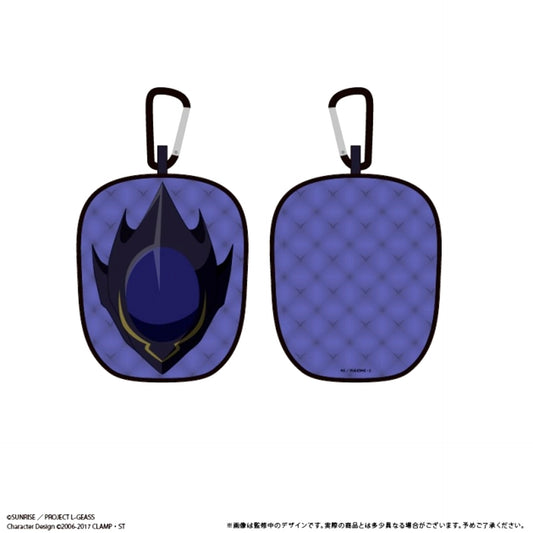 Code Geass: Lelouch of the Rebellion Zero Mask Clear Pouch Goods - Pouch [NEW]