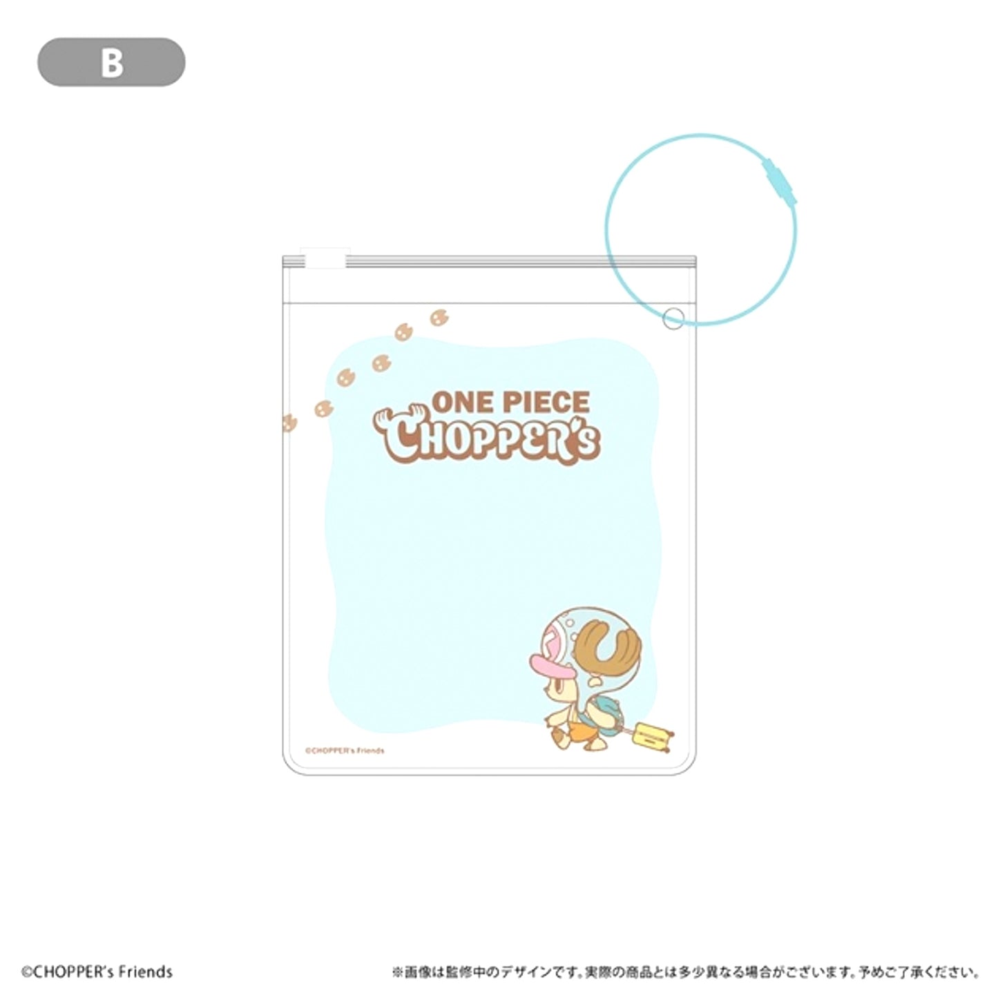 ONE PIECE CHOPPER's Clear Zipper Case B [NEW]