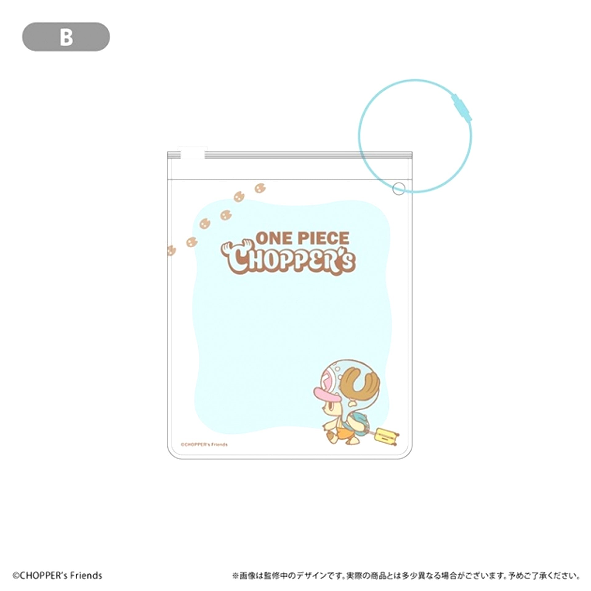 ONE PIECE CHOPPER's Clear Zipper Case B [NEW]
