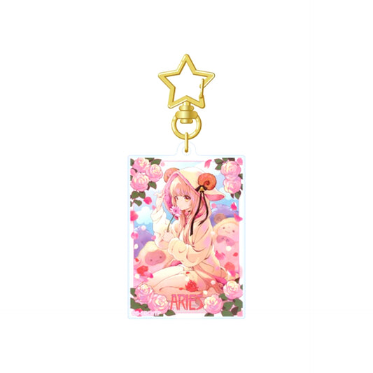 The Angel Next Door Spoils Me Rotten 2 Acrylic Keychain 12 Zodiac Signs Visual (Aries) [NEW]