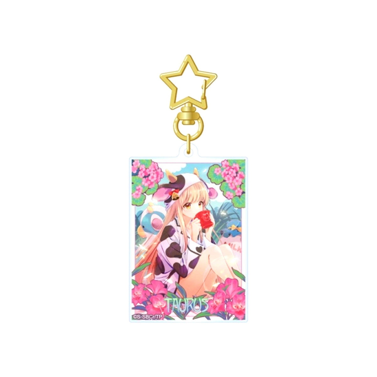 The Angel Next Door Spoils Me Rotten 2 Acrylic Keychain 12 Zodiac Signs Visual (Taurus) [NEW]
