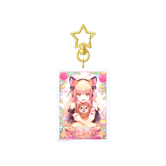 The Angel Next Door Spoils Me Rotten 2 Acrylic Keychain 12 Zodiac Signs Visual (Leo) [NEW]