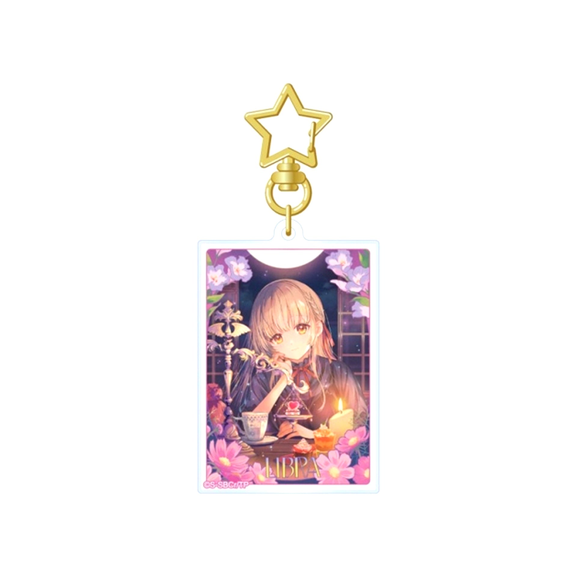 The Angel Next Door Spoils Me Rotten 2 Acrylic Keychain 12 Zodiac Signs Visual (Libra) [NEW]