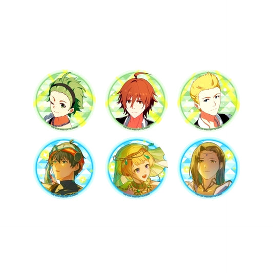 THE IDOLM@STER SideM 2D MV Release Commemoration Goods Random Can Badge vol.2 (A) (All 6 Types, Random) [NEW]