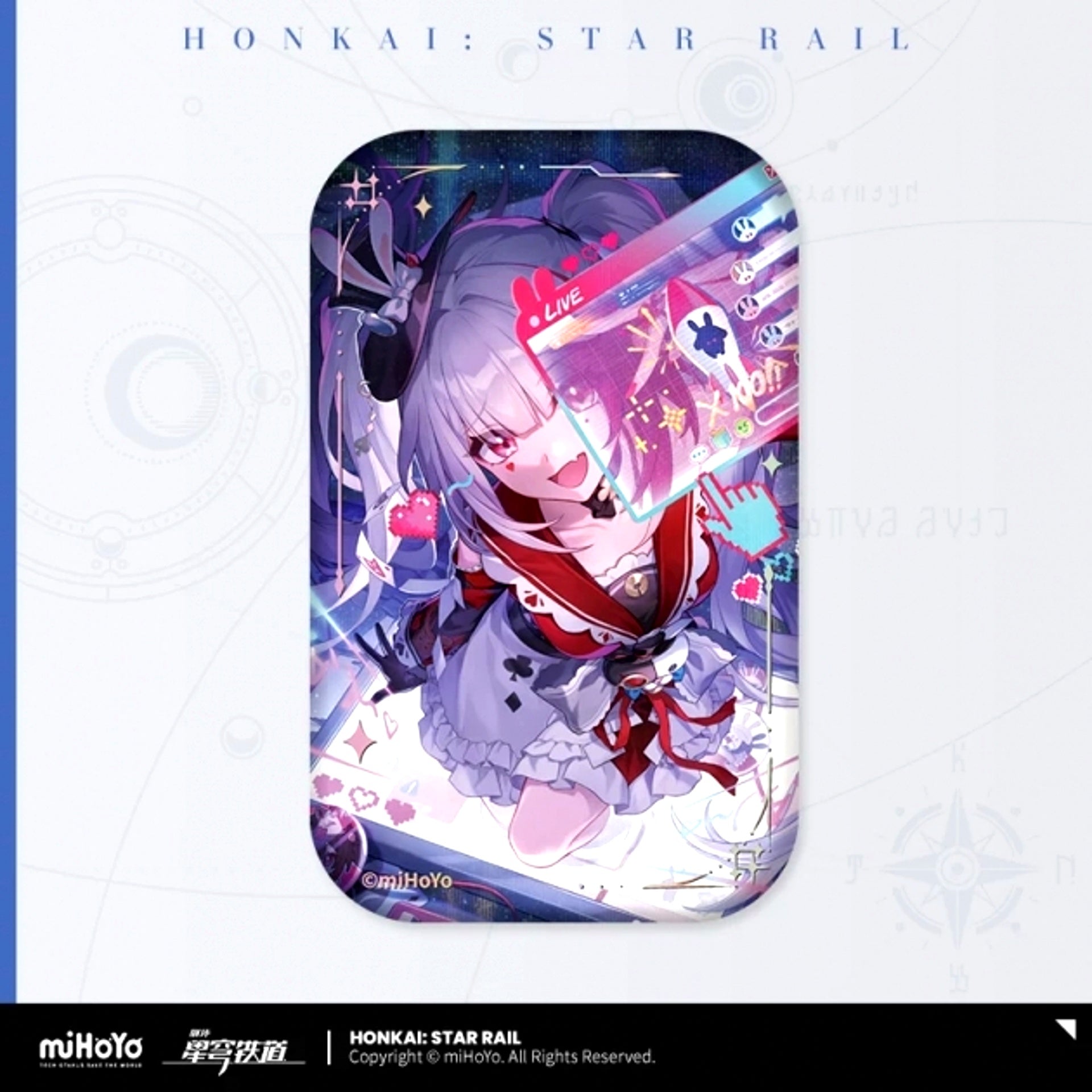 Honkai: Star Rail Light Cone Series Can Badge Dazzled by a Flowery World [NEW]
