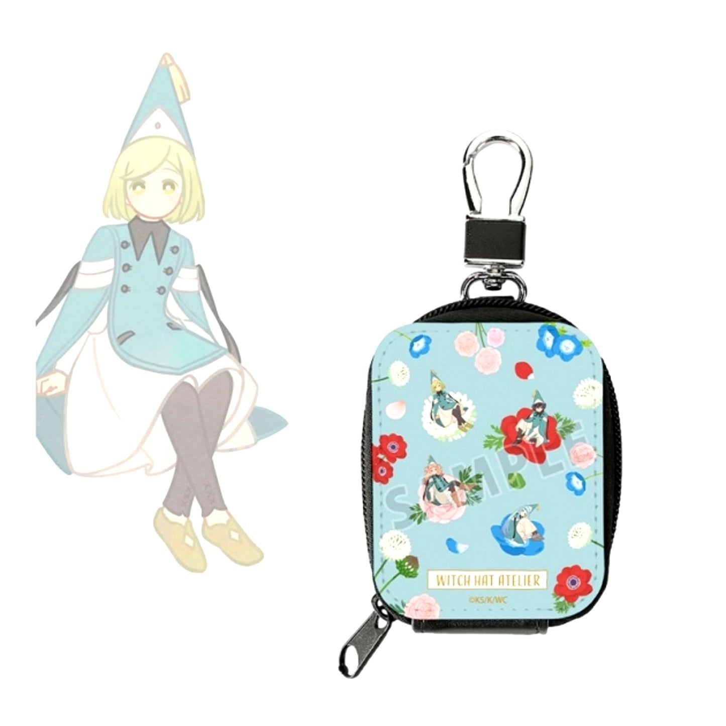 TV Anime Witch Hat Atelier Coco & Agott & Tetia & Richeh Botania Synthetic Leather Mini Pouch [NEW]