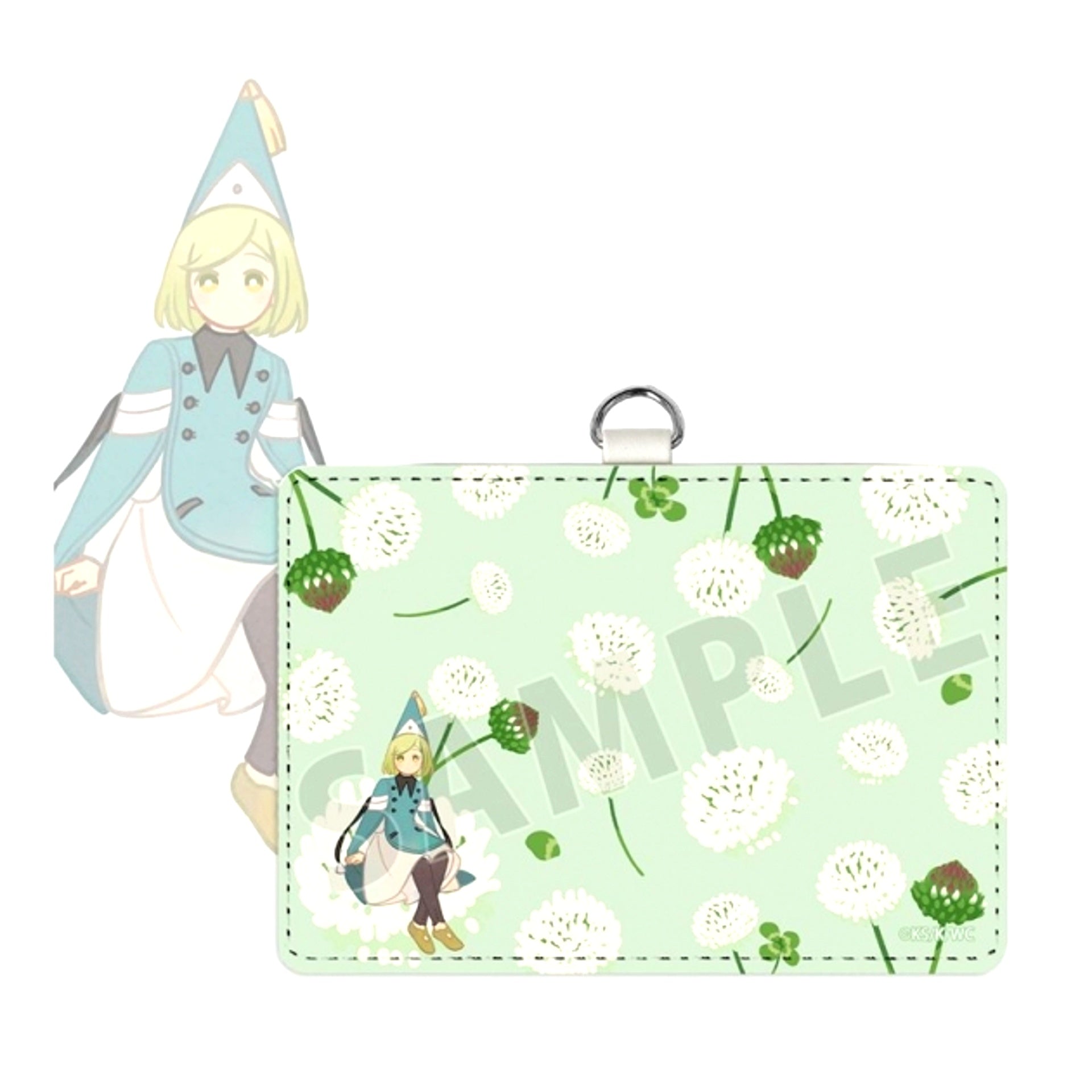 TV Anime Witch Hat Atelier Coco Botania 2-Pocket Pass Case with Neck Strap [NEW]