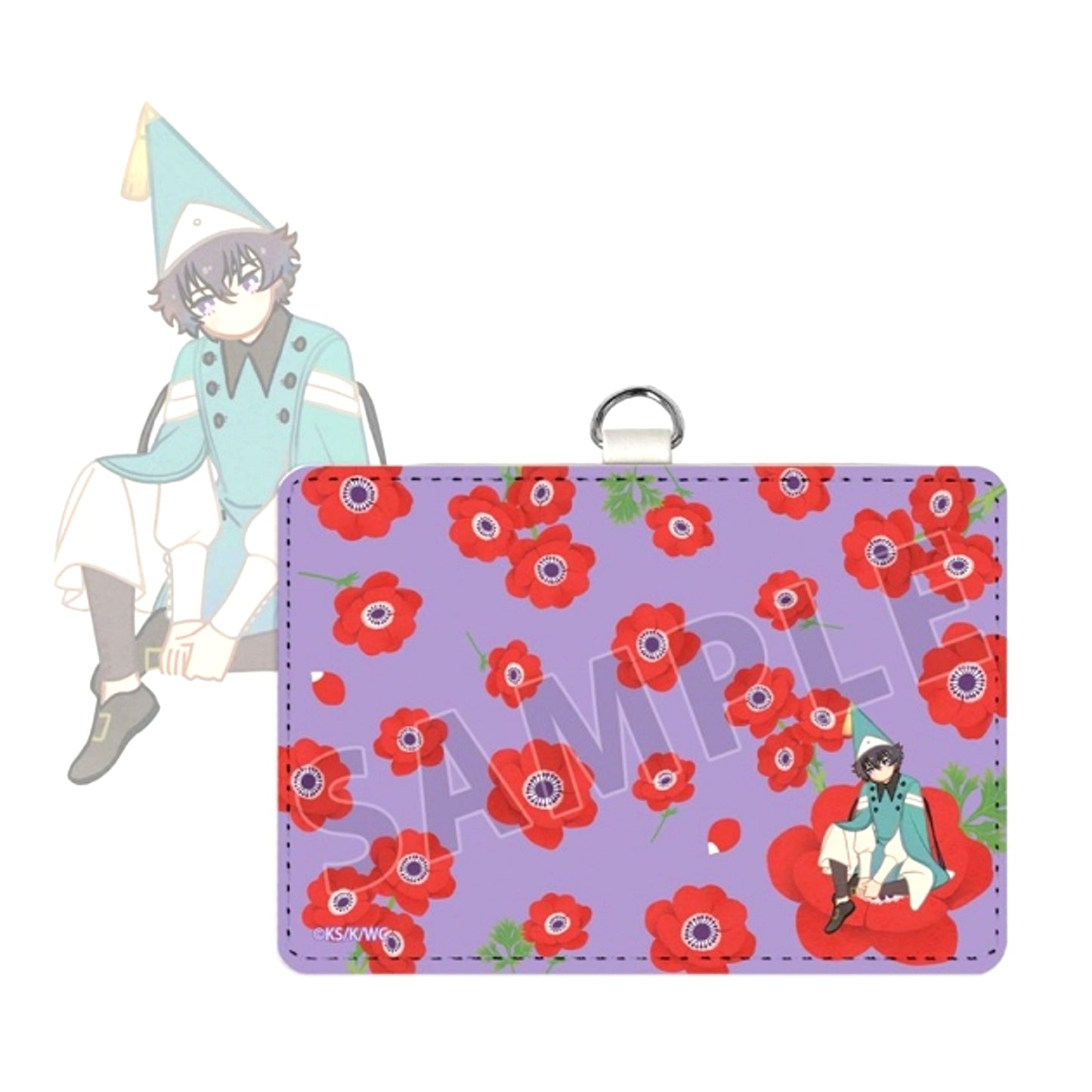 TV Anime Witch Hat Atelier Agott Botania 2-Pocket Pass Case with Neck Strap [NEW]