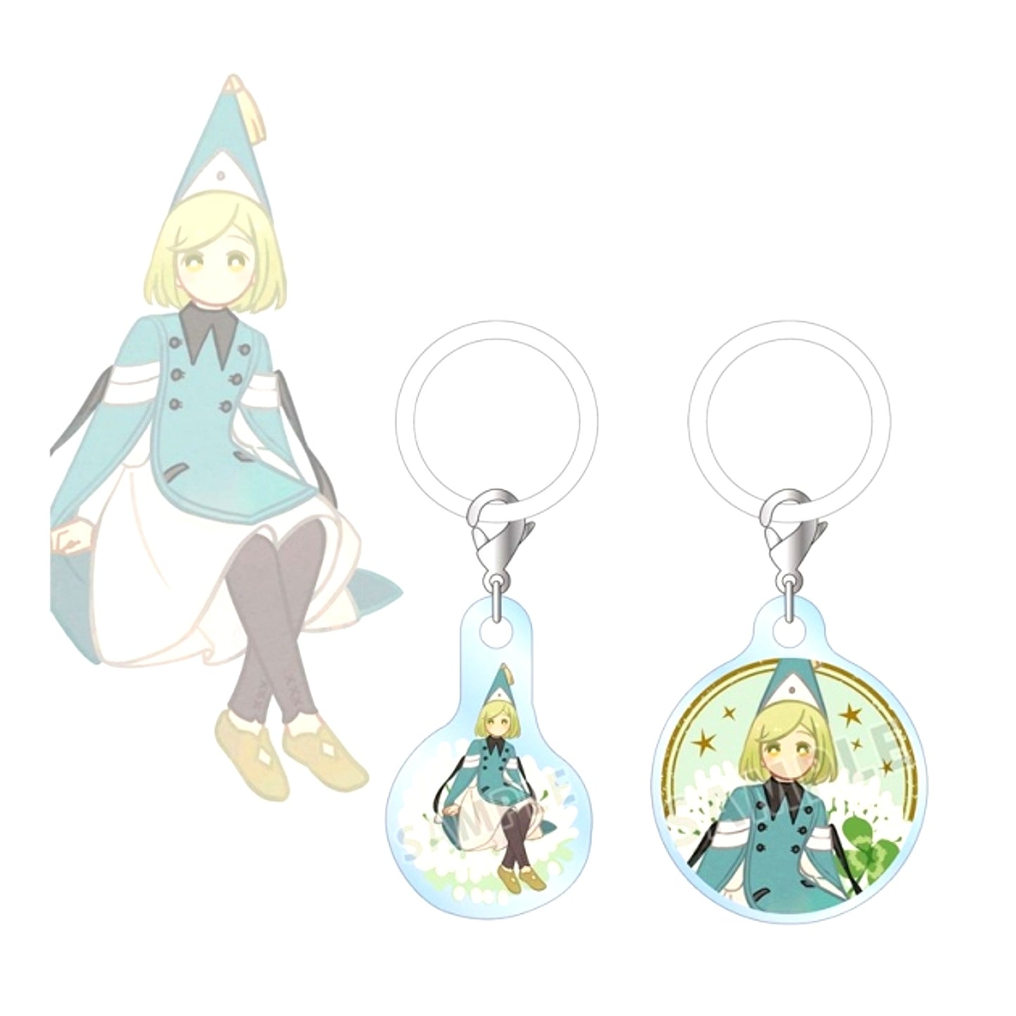 TV Anime Witch Hat Atelier Coco Botania Marker Mini Acrylic Charm 2-Piece Set [NEW]