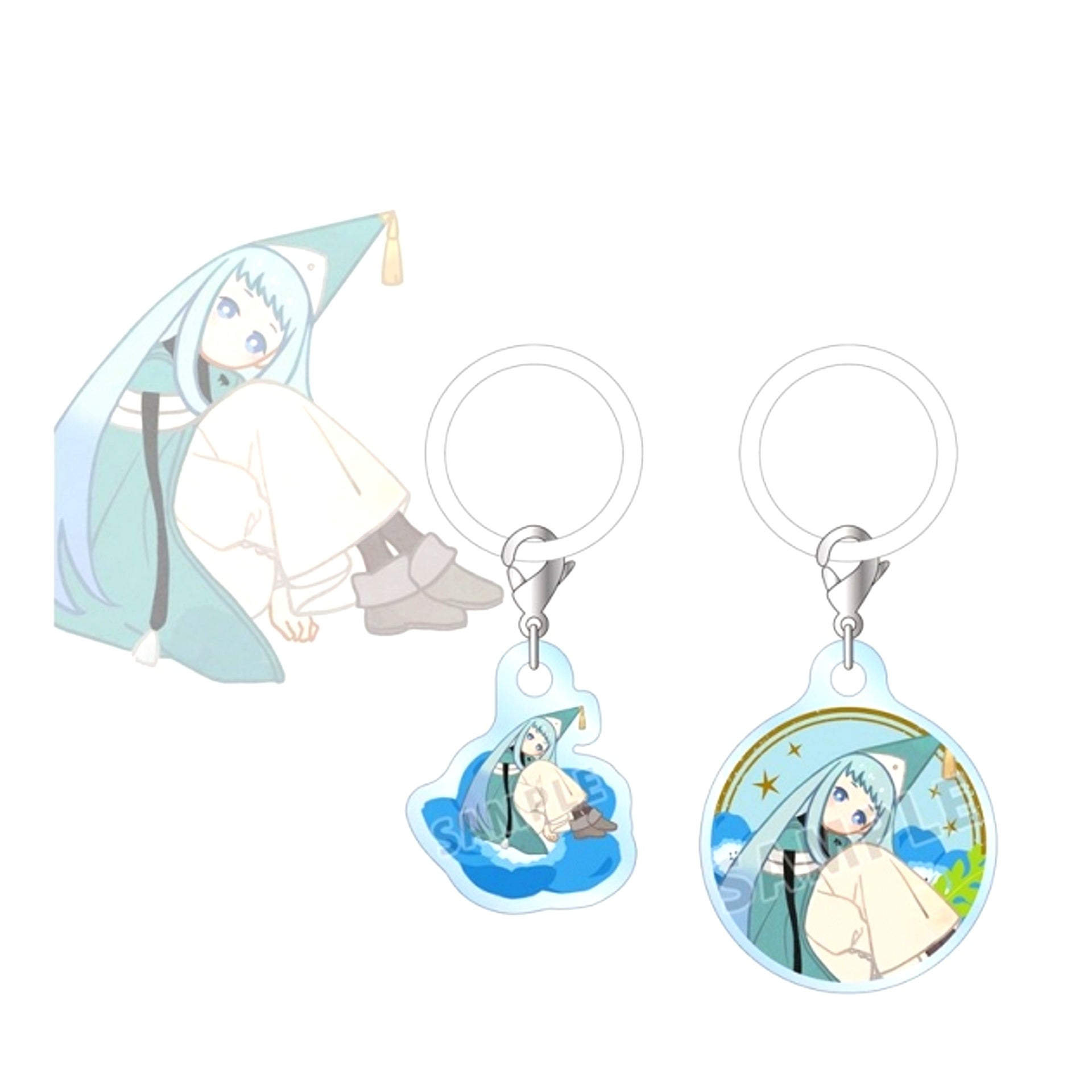 TV Anime Witch Hat Atelier Richeh Botania Marker Mini Acrylic Charm 2-Piece Set [NEW]