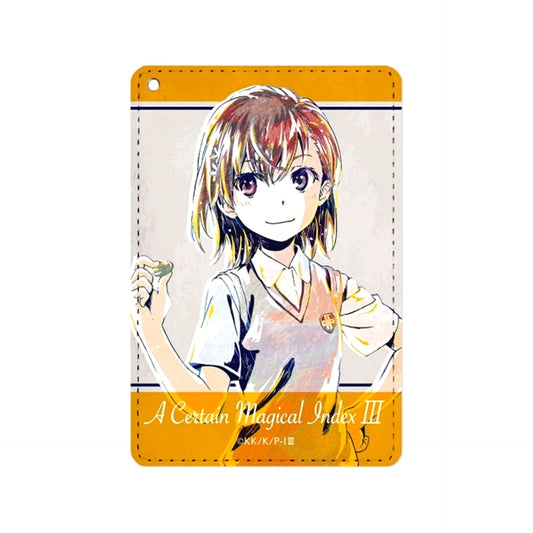 A Certain Magical Index III Mikoto Misaka Ani-Art 1 Pocket Pass case Goods - Pass case Resale [NEW]