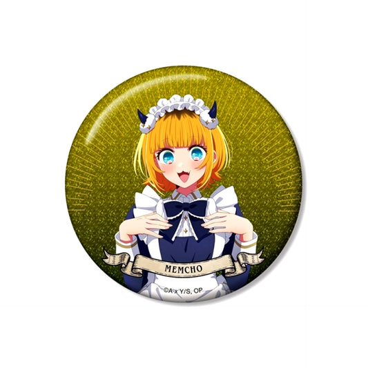 [Oshi No Ko] Newly Drawn MEM-cho Starry Sky Maid ver. 75mm Glitter Can Badge (Reissue) [NEW]