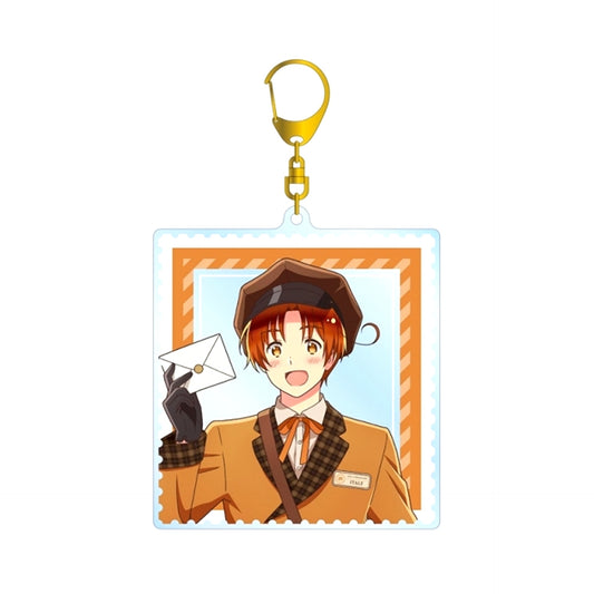 Anime "Hetalia World Stars" Newly Drawn Italy Postman ver. BIG Acrylic Keychain (Reissue) [NEW]