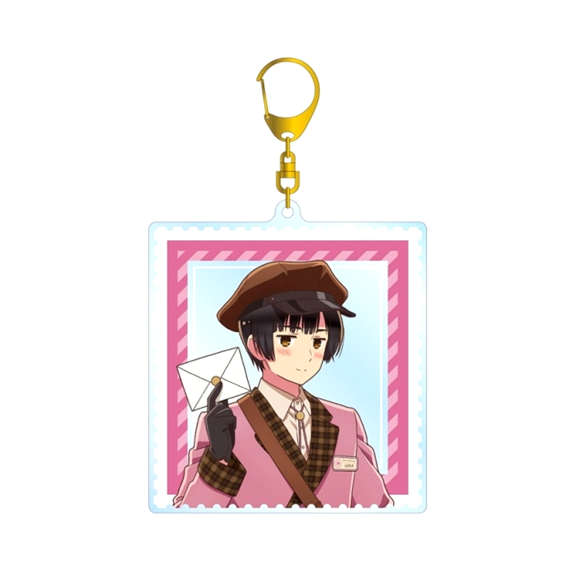 Anime "Hetalia World Stars" Newly Drawn Japan Postman ver. BIG Acrylic Keychain (Reissue) [NEW]